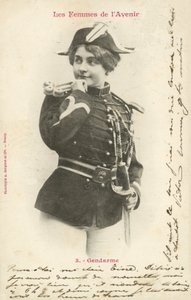 Polizist, Frau der Zukunft