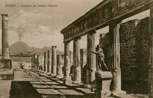 Pompeji - Kolonnade des Apollo-Tempels
