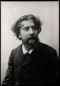 Porträt von Alphonse Daudet (1840-1897), französischer Romanautor