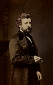 Porträt von Félix-Joseph Barrias, französischer Maler, carte de visite von French Photographer