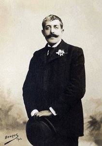 Porträt von Jean Lorrain (1855-1906), französischer Schriftsteller von French Photographer
