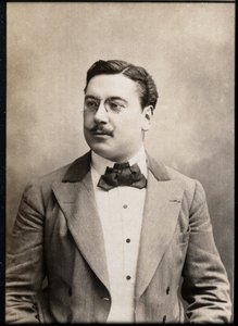 Porträt von Léon Xanrof (1867-1953), französischer Dramatiker und Liedermacher von French Photographer