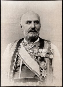 Porträt von Nikolaus I. (1841-1921), Fürst von Montenegro von French Photographer