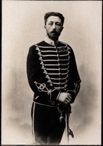 Porträt von Prinz Eugen von Schweden (1865-1947) von French Photographer