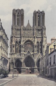 Reims, Kathedrale, Fassade W