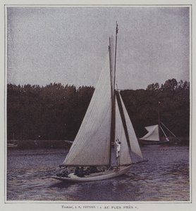 Segelboot auf der Seine