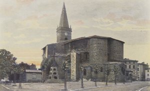 Saint-Paulien, Kirche, Südostansicht