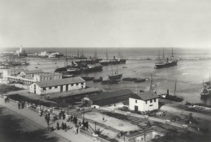 Der Hafen von Algier, 20. April 1886 von French Photographer