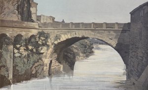 Vaison, Römische Brücke, Blick flussaufwärts