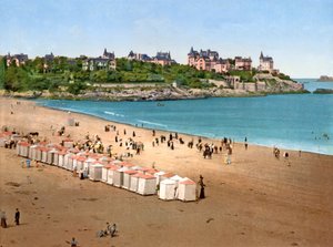Blick auf Pointe de la Malouine von der Plage de l