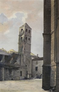 Villemagne, Alte Kirche St-Gregoire, Glockenturm