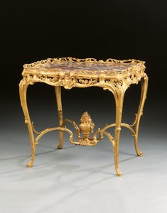 Ein Napoleon III Mitteltisch, von Maison Millet, Paris, ca. 1860 von French School