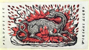 Ein Salamander, erste Hälfte des 16. Jahrhunderts von French School