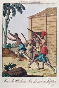 Ein Arzt flieht vor peruanischen Indianern, 1811