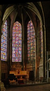 Ansicht der Kapelle der Apostel von French School