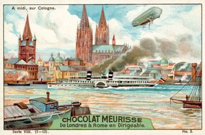 Über Köln am Mittag