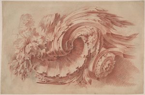 Akanthus-Ornament, um 1760