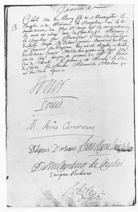 Taufakt von Charles, Herzog von Berry