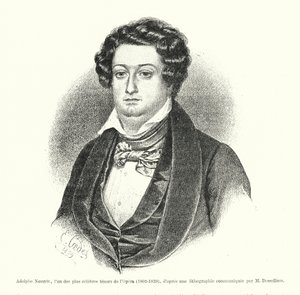 Adolphe Nourrit, einer der berühmtesten Tenöre der Oper von French School