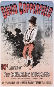 Werbung für David Copperfield von Charles Dickens, 1884 von French School