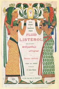 Werbung für Fluid Listerol, 1901 von French School