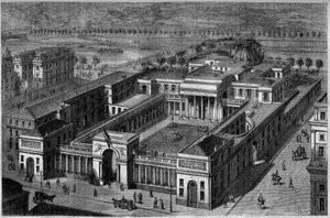 Luftaufnahme des Palais de la Légion d