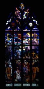 Nach dem 1. Kreuzzug zog sich Geoffroy de Dinan in das Priorat St. Malo zurück, das 1066 von seinem Vater gegründet wurde, und überließ seinem Sohn Olivier das Lehen Dinan von French School
