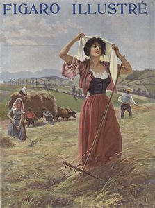 Landarbeiter auf einem Feld