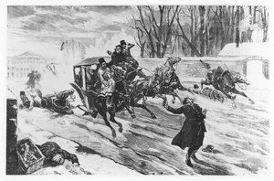 Alexander II. ermordet in St. Petersburg, 13. März 1881