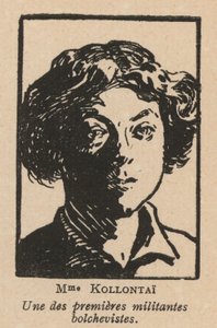 Alexandra Kollontai, russische marxistische Revolutionärin und Diplomatin