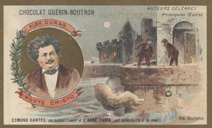 Alexandre Dumas (1802-1870), französischer Schriftsteller, Autor von „Der Graf von Monte Cristo“, Roman (1845-1846)