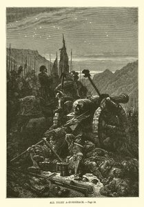 Die ganze Nacht zu Pferd von French School