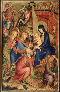 Altarolo del Bargello: Anbetung der Könige (Diptychon von Bargello, Anbetung der Könige)