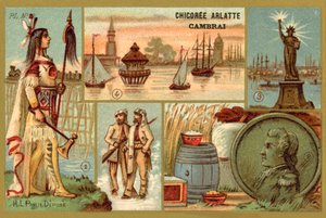 Amerika (Chromolitho)