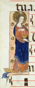 Ein Apostel, möglicherweise St. Johannes, ca. 1320