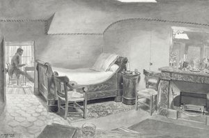 Ein Atelier eines Künstlers in Paris, ca. 1830 von French School