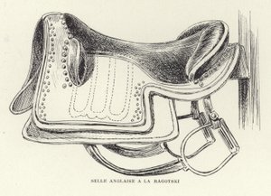 Ein englischer Sattel von Ragotski von French School