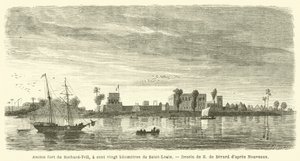 Altes Fort von Richard-Toll, hundertzwanzig Kilometer von Saint-Louis entfernt von French School