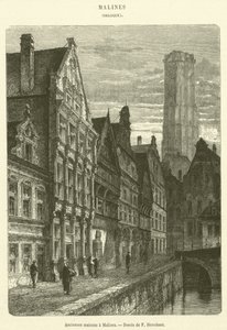 Alte Häuser in Mechelen