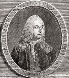 André Levret, 1703-1780. Französischer Geburtshelfer. Aus Les Heures Libres, veröffentlicht 1908. von French School