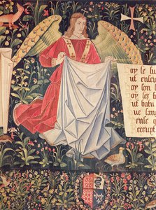 Engel, der das Leichentuch hält, Detail aus Die Engel, die die Leidenswerkzeuge tragen