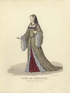 Anne von Bretagne, Königin von Karl VIII. und Ludwig XII. von Frankreich von French School