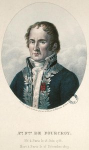 Antoine François de Fourcroy (1755-1809) (farbige Gravur) von French School