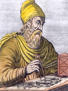 Archimedes (287-212 v. Chr.) (spätere Kolorierung)