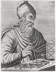 Archimedes (287-212 v. Chr.) von French School