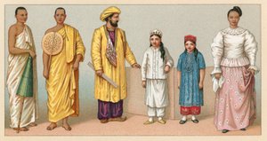 Asiatische Tracht