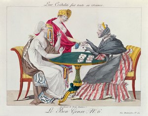 Beim Wahrsager, aus le Bon Genre, 1800 von French School