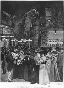 Im Moulin Rouge, Paris, Anfang des 20. Jahrhunderts