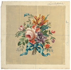 Aubusson-Design für eine Stuhllehne