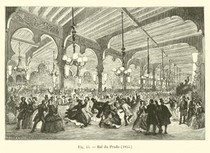 Bal du Prado, 1855 von French School
